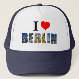 I Love Berlin Germany Travel City Photo Trucker Pet