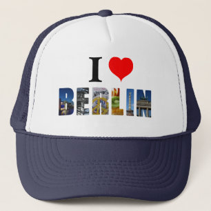 I Love Berlin Germany Travel City Photo Trucker Pet