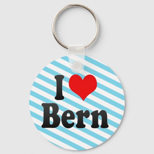 I Love Bern, Zwitserland Sleutelhanger (Voorkant)