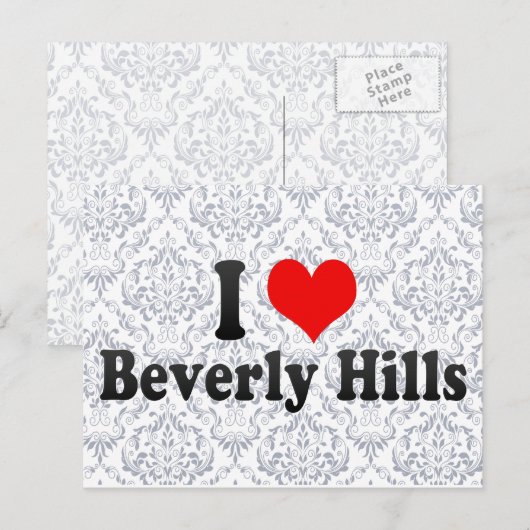 I Love Beverly Hills, Verenigde Staten Briefkaart (Voorkant / Achterkant)