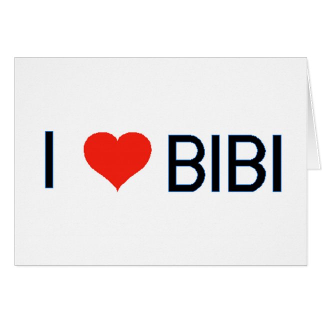 I Love Bibi (Voorkant Horizontaal)