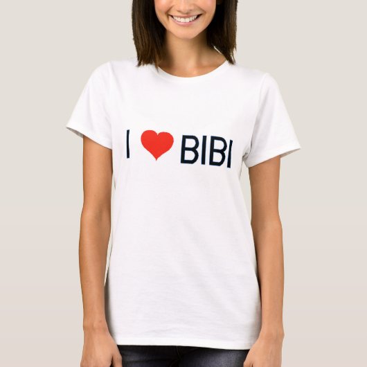 I Love Bibi T-shirt (Voorkant)