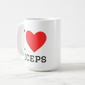 I love biceps koffiemok (Voorkant links)