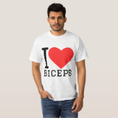 I love biceps t-shirt (Voorkant volledig)
