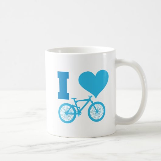 I Love Bicycle Koffiemok (Rechts)