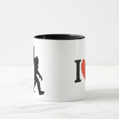 I Love Bigfoot Rock On Mok (Midden)