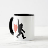 I Love Bigfoot Rock On Mok (Voorkant links)