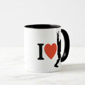 I Love Bigfoot Rock On Mok (Voorkant rechts)