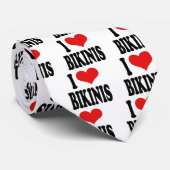 I Love Bikinis Stropdas (Opgerold)
