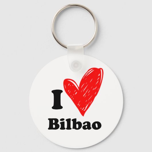 I Love Bilbao Sleutelhanger (Voorkant)