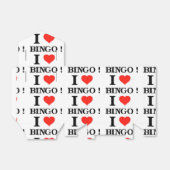I Love Bingo Bedankdoosjes (Uitgevouwen)
