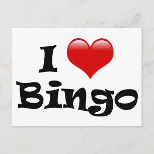 I Love Bingo Briefkaart