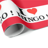 I Love Bingo Cadeaupapier (Rol Hoek)