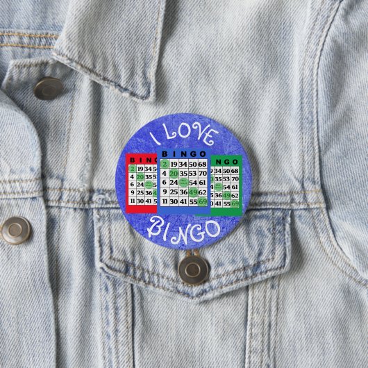 I Love BINGO Cards Button (In situ)