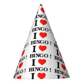 I Love Bingo Feesthoedjes (Voorkant)