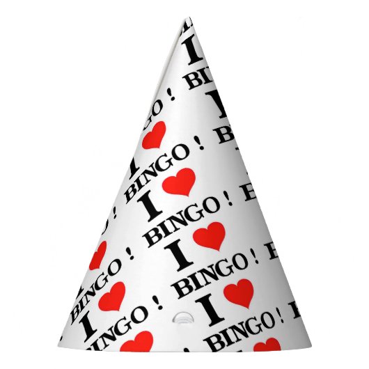 I Love Bingo Feesthoedjes (Links)