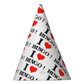 I Love Bingo Feesthoedjes (Rechts)