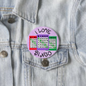 I Love BINGO Kaart Button (In situ)