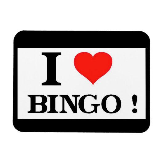 I Love Bingo Magneet (Horizontaal)