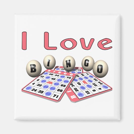 I Love Bingo Magneet (Voorkant)