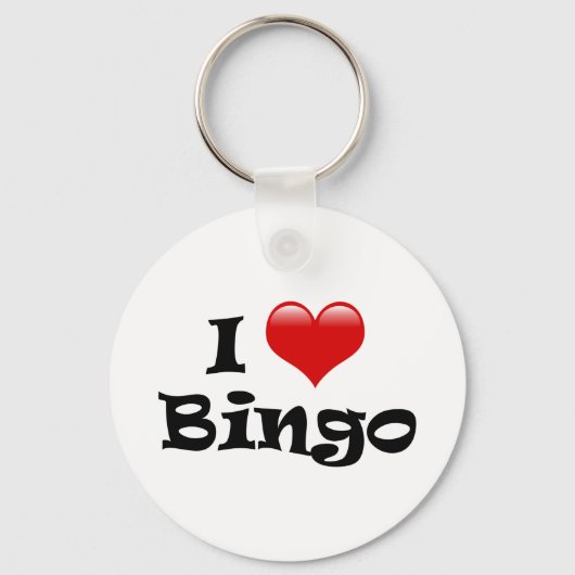 I Love Bingo Sleutelhanger (Voorkant)