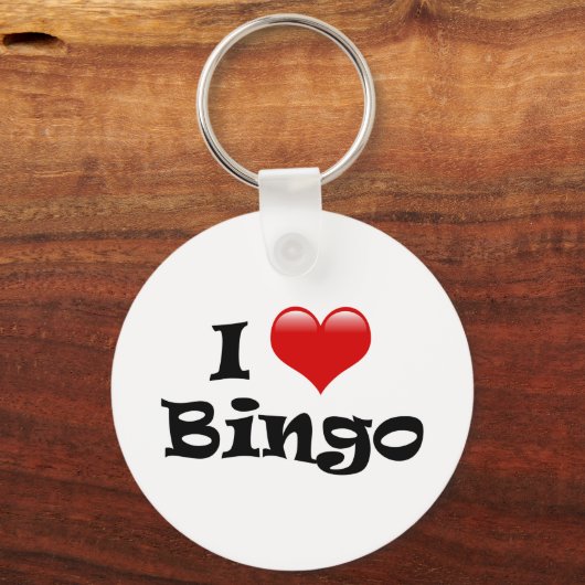 I Love Bingo Sleutelhanger (Voorkant)