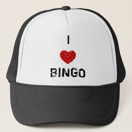 i love bingo trucker pet (Voorkant)
