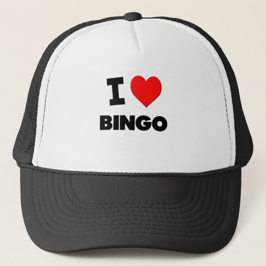 I Love Bingo Trucker Pet (Voorkant)