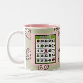 I Love Bingo Tweekleurige Koffiemok (Links)
