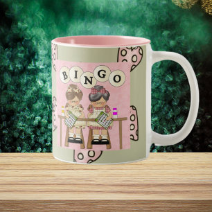 I Love Bingo Tweekleurige Koffiemok