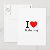 I Love Biochemie Briefkaart (Voorkant / Achterkant)