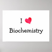 I Love Biochemie Poster (Voorkant)
