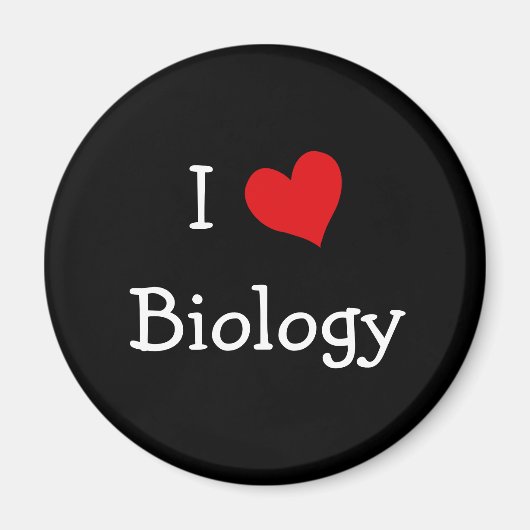 I Love Biology Magneet (Voorkant)