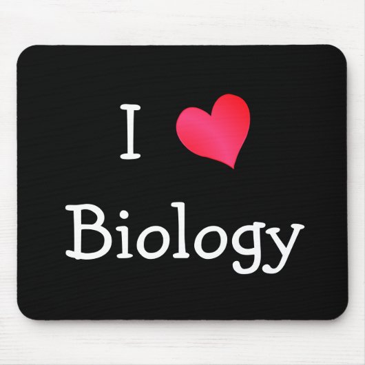 I Love Biology Muismat (Voorkant)