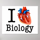 I Love Biology Poster (Voorkant)