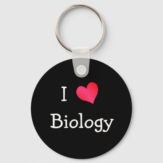 I Love Biology Sleutelhanger (Voorkant)