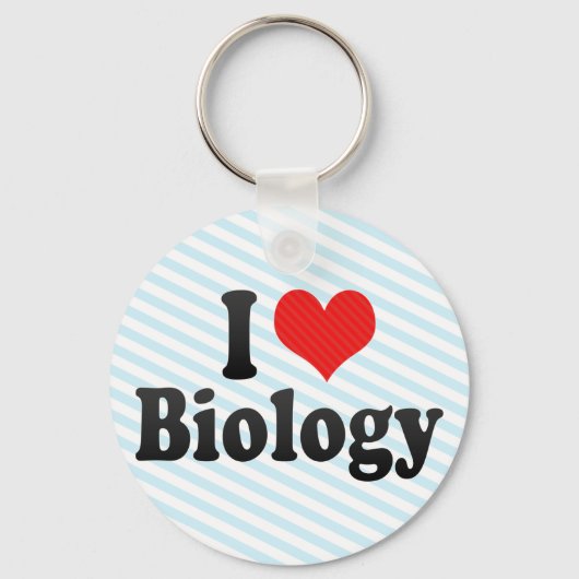 I Love Biology Sleutelhanger (Voorkant)