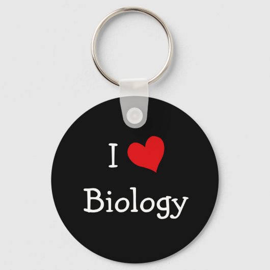 I Love Biology Sleutelhanger (Voorkant)