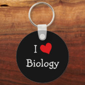I Love Biology Sleutelhanger (Voorkant)
