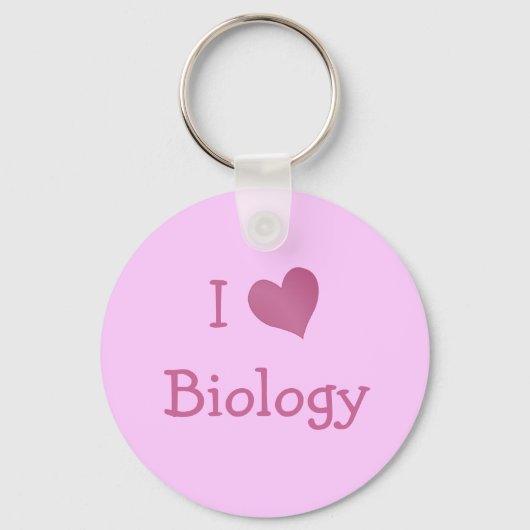 I Love Biology Sleutelhanger (Voorkant)
