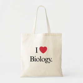 I Love Biology Tote Bag
