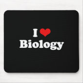 I Love Biology Tshirt Muismat (Voorkant)