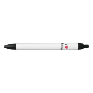 I Love Biology Zwarte Inkt Pen