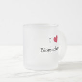 I Love Biomechanics Matglas Koffiemok (Voorkant rechts)