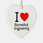 I Love Biomedical Engineering Keramisch Ornament (Rechts)