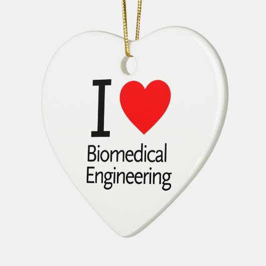 I Love Biomedical Engineering Keramisch Ornament (Links)