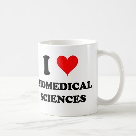 I Love Biomedical Sciences Koffiemok (Rechts)