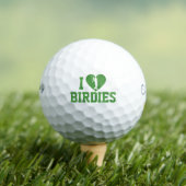 I Love Birdies Golf Balls | Personalized Callaway Golfballen (Insitu Shirt)