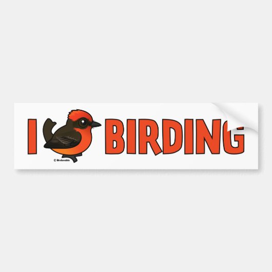 I Love Birding VEFL Bumpersticker (Voorkant)