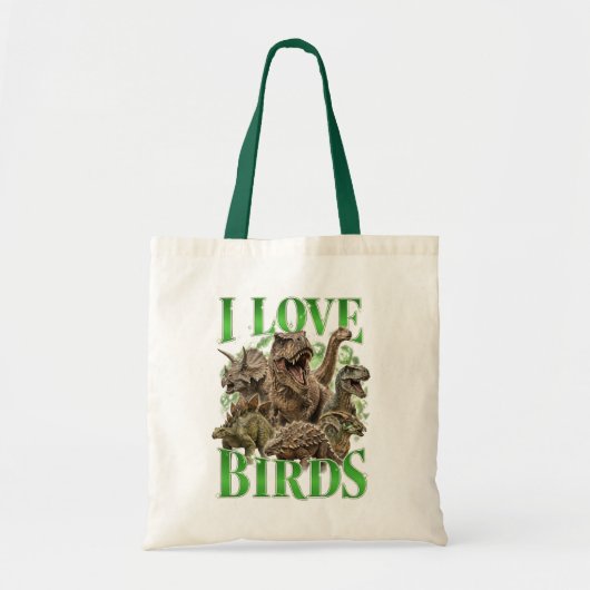 I Love Birds Tote Bag (Voorkant)